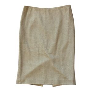 Ralph Lauren Classic Beige Pencil Skirt